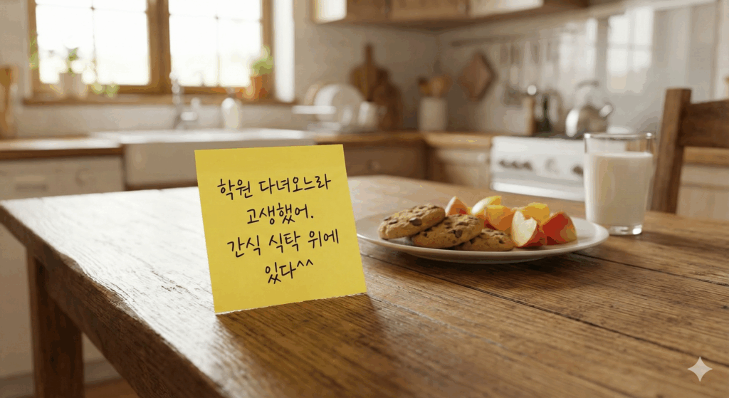 중2병 아들을 격려하는 메시지